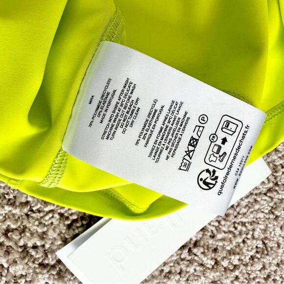 NWT Soulland Mira Top in Highlighter Yellow in Size XS - Picture 9 of 9